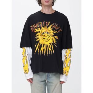 Amiri Men Amiri Graffiti Print Long-Sleeved Cotton T-Shirt